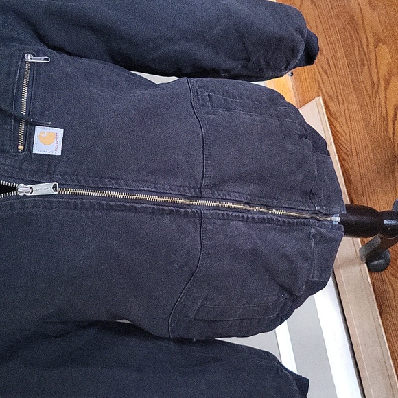 Carhartt Black Weathered Wildwood Jacket Size Medium - Picture 3 of 13